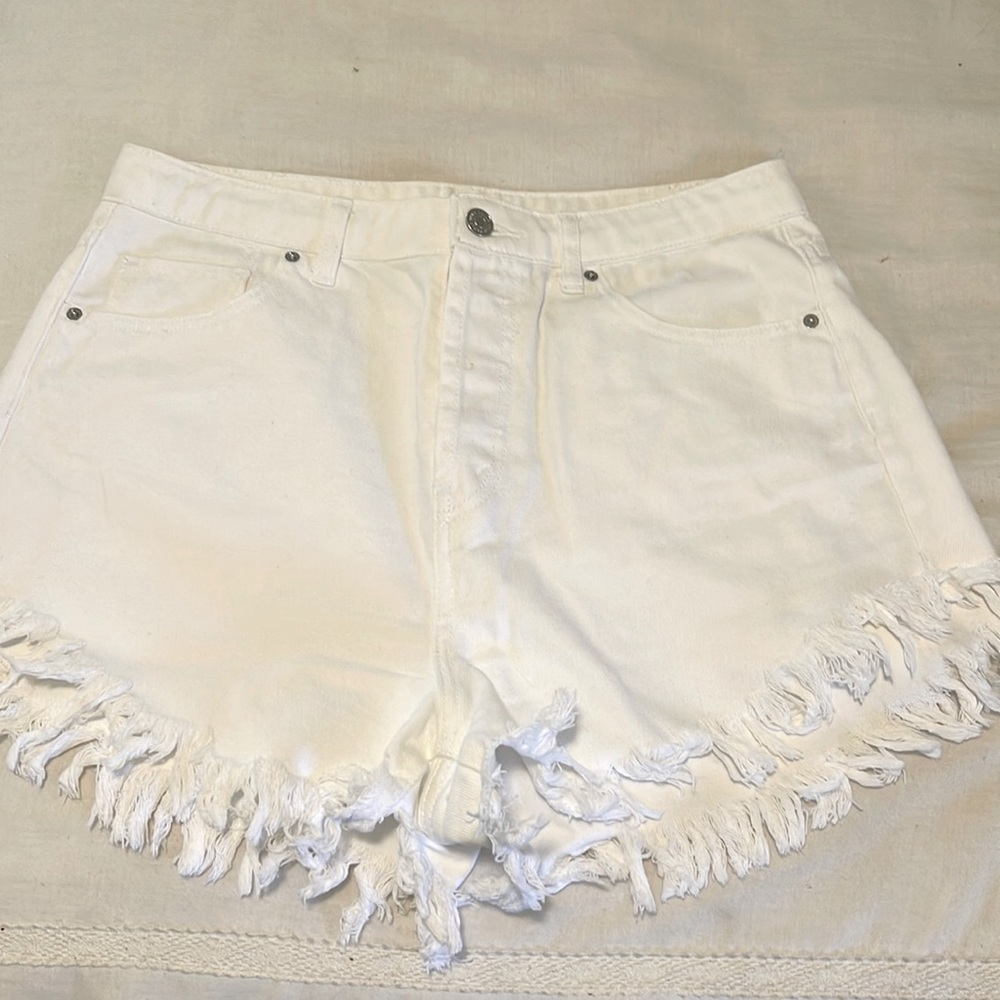 Wild Fable White Denim Shorts